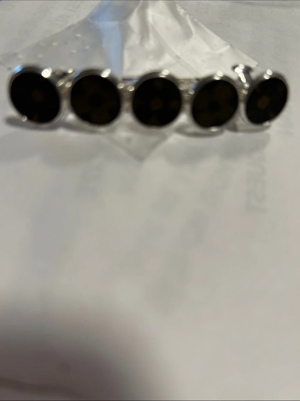 Lux hair barrette set of two a silver and gold tone